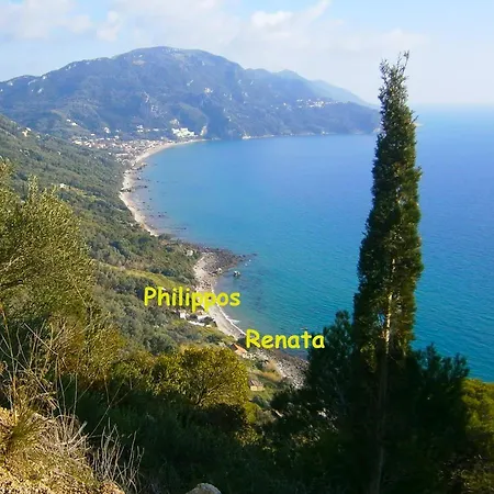 Villa Renata On Dechoumenes Beach - Agios Gordios, Corfu Villa *